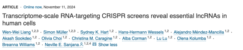 Neville Sanjana: Excited for the potential of RNA-targeting CRISPR platform in health and disease